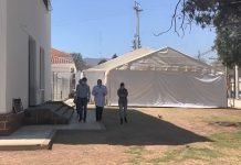 Habilitan una nueva carpa para pacientes COVID-19 en el hospital San Bernardo
