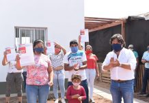 ”Estamos cambiando la realidad de los salteños”, dijo Sáenz en la entrega de 15 viviendas de Las Lajitas