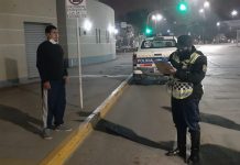 Anoche más de 150 personas fueron sancionadas por circular en el horario no permitido