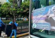 Movilización en la 9 de Julio: Hugo Moyano realiza su “caravana de la lealtad” al Obelisco
