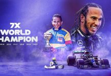 Hamilton campeón de la Fórmula 1, alcanzó el récord de Michael Schumacher