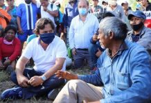 Sáenz, 6 ministros y el coordinador de relaciones políticas viajaron al norte para atender los reclamos de las comunidades aborígenes