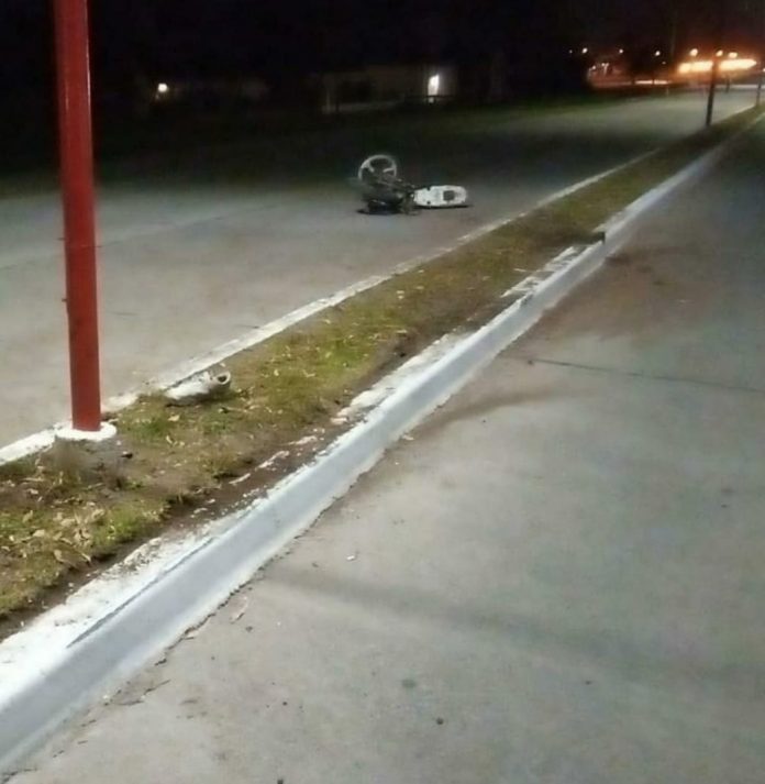 motociclista muerto en R frontera