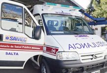 Dos efectivos policiales en estado crítico tras sufrir un fuerte siniestro vial en El Carril