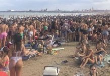 “No nos vamos a aislar porque ya pagamos todo”, el polémico video filmado en las playas argentinas