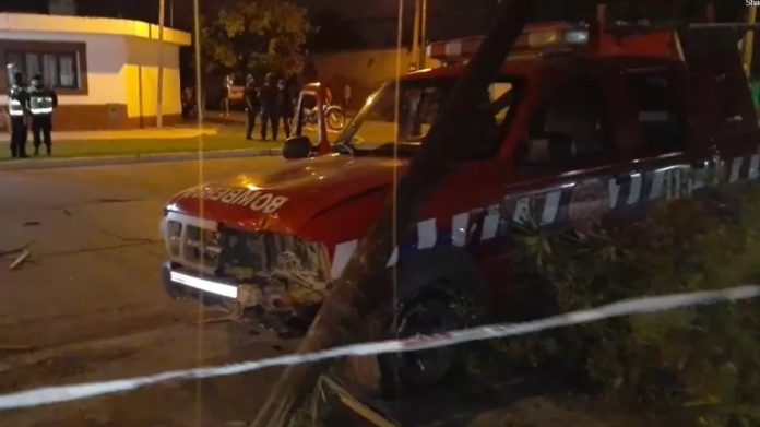 camioneta de bomberos