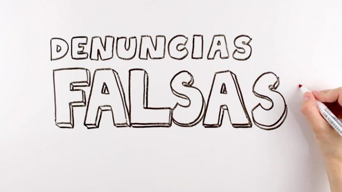 denuncias falsas