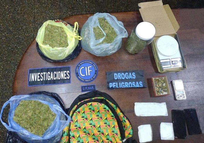 drogas en allanamientos