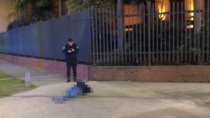 muerto en el telo