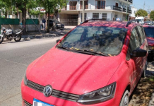 La Policía encontró por estar mal estacionado en Olavarría y San Luis el auto robado en Cafayate