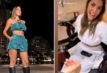 Floppy Tesouro se quebró los dos tobillos y está en silla de ruedas: “Soy la lisiada”