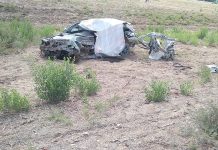 Tragedia en la ruta 40: murió una mujer en un choque frontal de un micro con hinchas de River y un auto