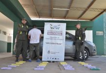 Llevaba desde Salta a Córdoba 21 kilos de cocaína en el torpedo de su vehículo