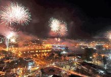 Año nuevo fuera de control con la pirotecnia, los fuegos artificiales volvieron a iluminar la ciudad