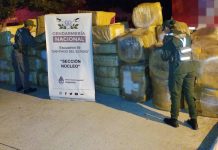 Camión de encomiendas salió de Orán con 174 cubiertas y 53 kilos de coca