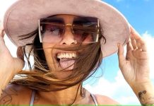 Ivana Nadal eligió posar con una microbikini con una perspectiva que resaltó su parte de atrás