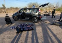 Utilizaban tres autos para trasladar 50 kilos de cocaína desde Salvador Mazza a Buenos Aires