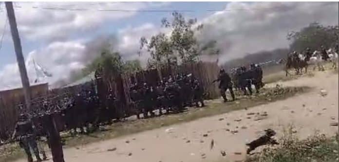 represion policial en oran