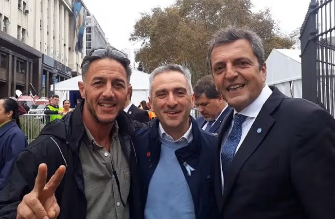 botella con massa