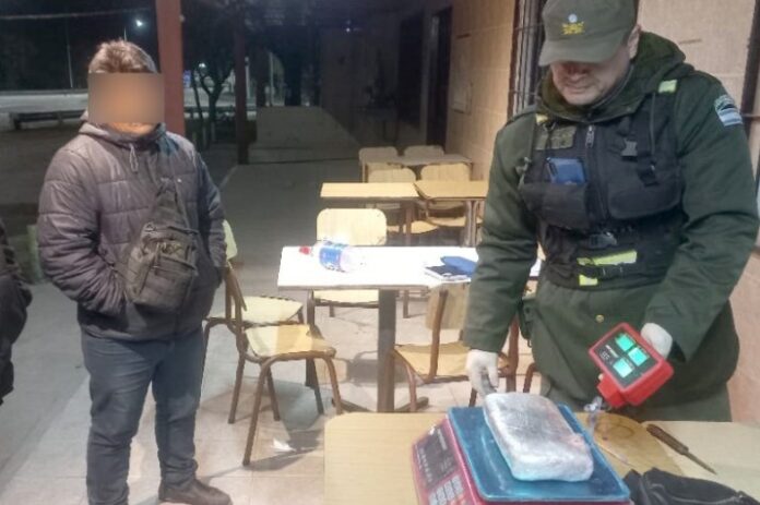 1 kilo de cocaina en cartera