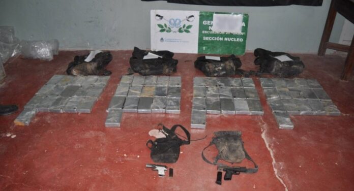 67 kilos de cocaina