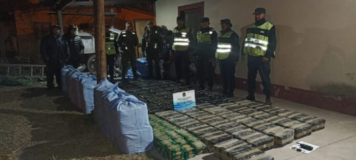 710 kilos de coca