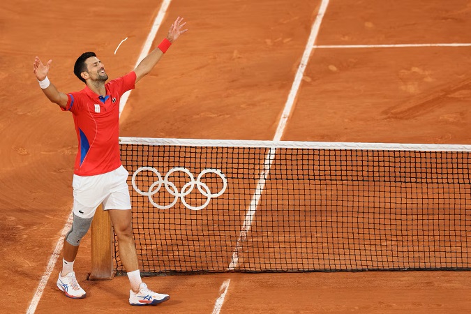 Djokovic le ganó a Alcaraz