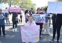 ¡Teléfono para Fiore! Las obras de la Escuela Castellanos tenían que estar terminadas hace un año y están paralizadas