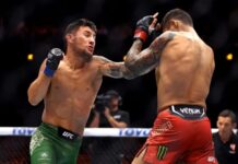 El salvaje ataque del salteño en la UFC: lanzó 68 golpes seguidos, dejó casi KO a su rival y recibió un bono de USD 50.000