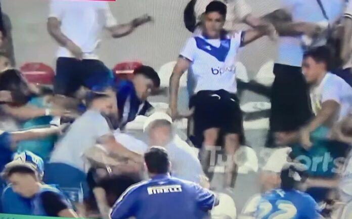 escandalo entre velez y central cordoba