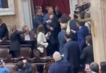 Escándalo en Diputados: la sesión por Bahía Blanca terminó con empujones, gritos e insultos