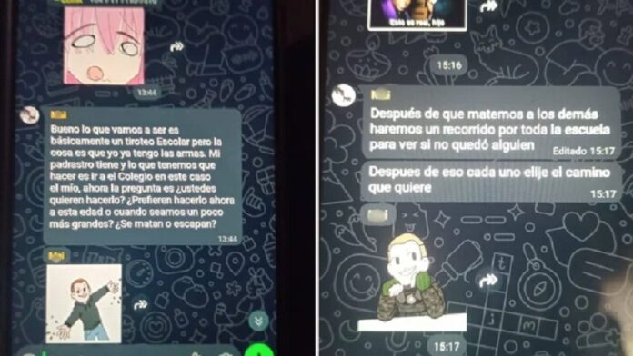 mensasjes de alumnos