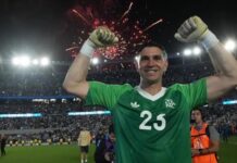 El “Dibu” Martínez fue nuevamente nominado a mejor arquero del mundo