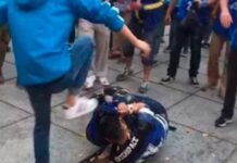 6 violentos golpearon a un joven en San Carlos y familiares denunciaron falta de intervención policial