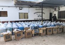 Secuestran en Orán 108 kilos de marihuana, 2.684 de hojas de coca y 18 mil paquetes de puchos