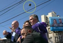 Atacaron con piedras a la caravana de Milei en Lomas de Zamora y debieron evacuar a la comitiva