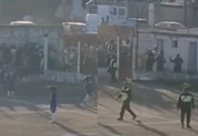 La violencia también llegó al futbol de la Liga del Valle: corridas y pedradas en Quijano