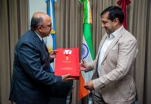 El intendente de R° de la Frontera recibió al Embajador de la India en Argentina