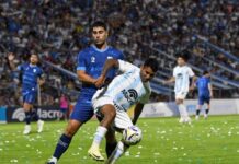 El Albo le gano 2 a 0 a Temperley y pasó de ronda en el reducido por el ascenso