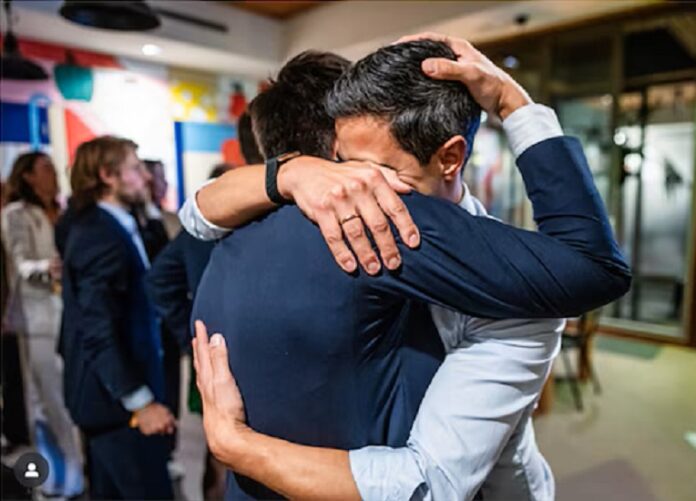 festejo del argentino