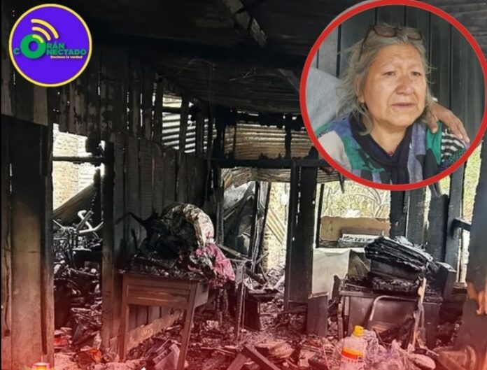 incendio en una casa vde oran