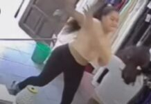 Una mujer agredió a la amante de su pareja y provoco destrozo en un comercio de Oran