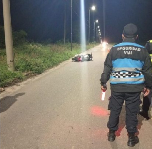 murio motociclista en mosconi