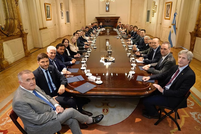 reunion con gobernadores en casa rosada