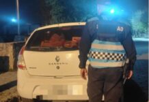 Detenido cuando circulaba por La Caldera con un auto robado
