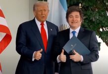 Donald Trump, recibió a Milei en la Casa Blanca