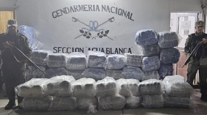 170 kilos de marihuana y hojas de coca