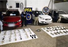 Cuatro narcos salieron de Orán en dos autos con 48 kilos de cocaína en los tanques de nafta