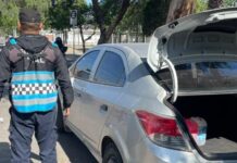 Un auto robado en La Rioja fue secuestrado en la ruta a San Agustín