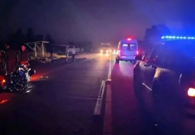 choque moto en ruta 50